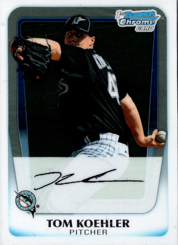 2011 Bowman Chrome Prospects Tom Koehler #BCP24