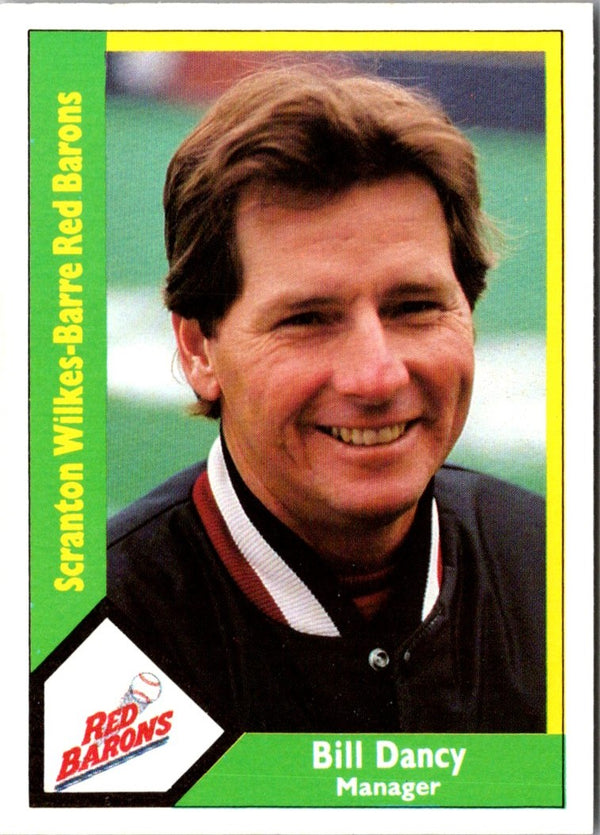 1990 CMC Scranton Red Barons Bill Dancy #18