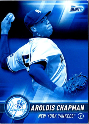 2017 Topps Bunt Blue Aroldis Chapman #117