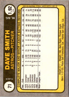 1981 Fleer Dave Smith #71 Rookie