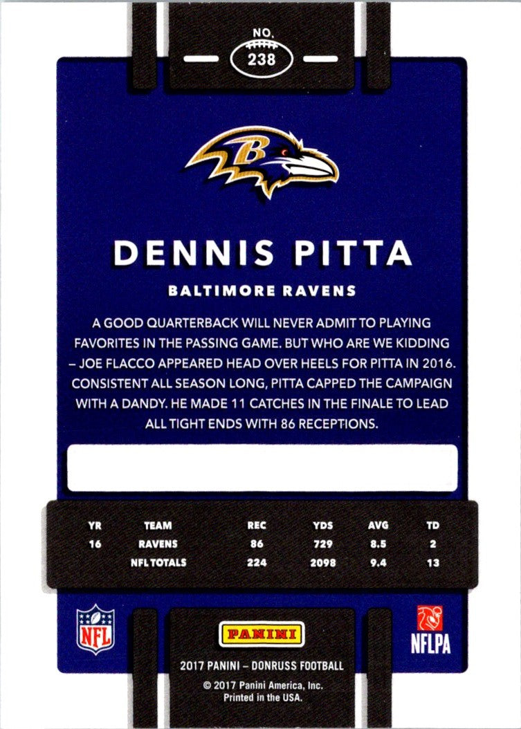 2017 Donruss Dennis Pitta