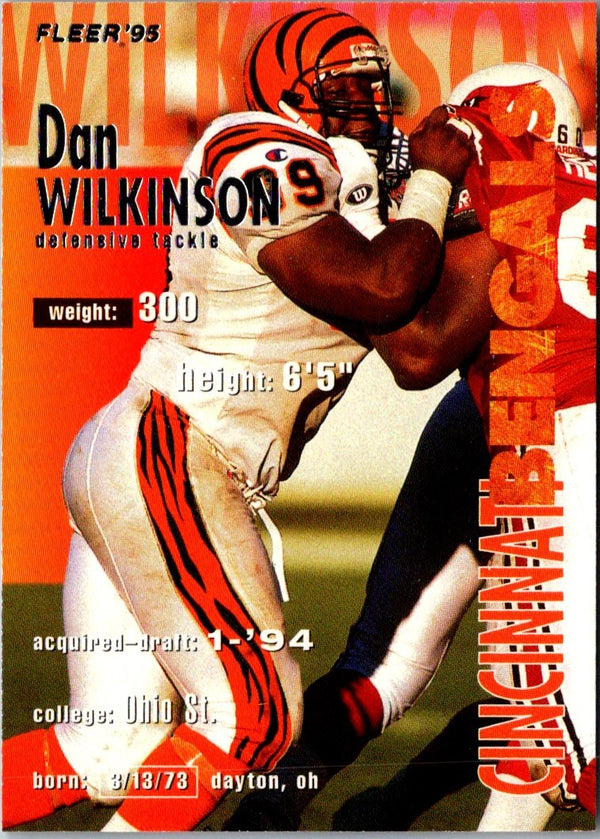 1995 Fleer Dan Wilkinson #72