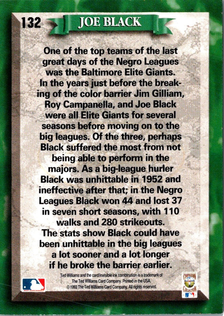 1993 Ted Williams Joe Black