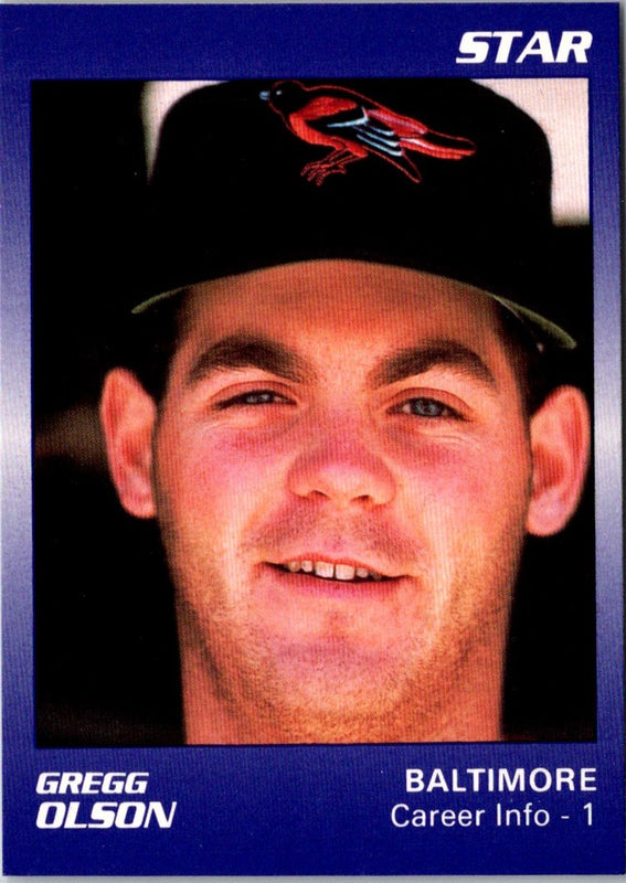 1990 Star Gregg Olson #9
