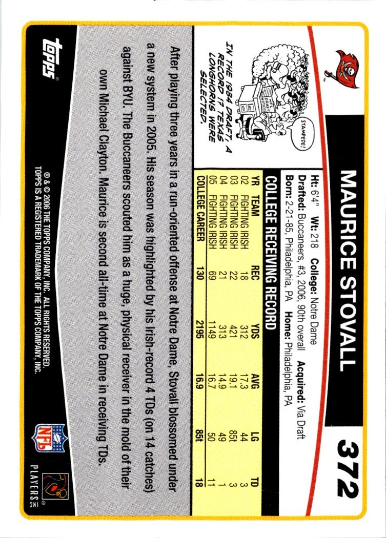 2006 Topps Maurice Stovall