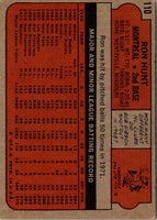 1972 Topps Ron Hunt #110