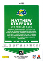 2021 Donruss Matthew Stafford #139
