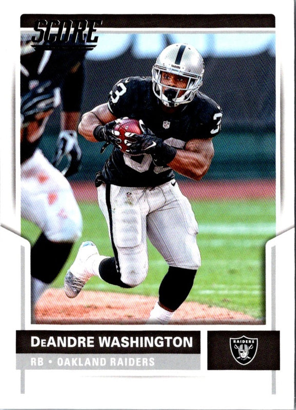 2017 Score DeAndre Washington #165