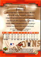 2003 Upper Deck Sweet Spot Tony Batista #14