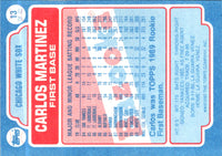 1990 Topps Bazooka Carlos Martinez #13