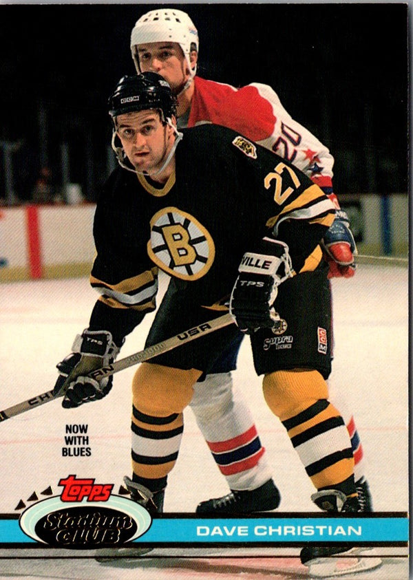 1991 Stadium Club Dave Christian #95