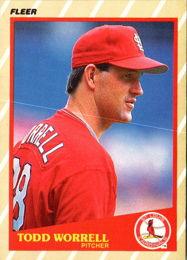 1989 Fleer SuperStars Todd Worrell #44