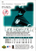 2001 UD Reserve Mike Mussina #84