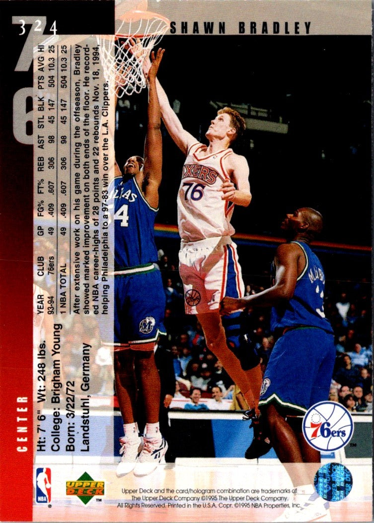 1994 Upper Deck Shawn Bradley