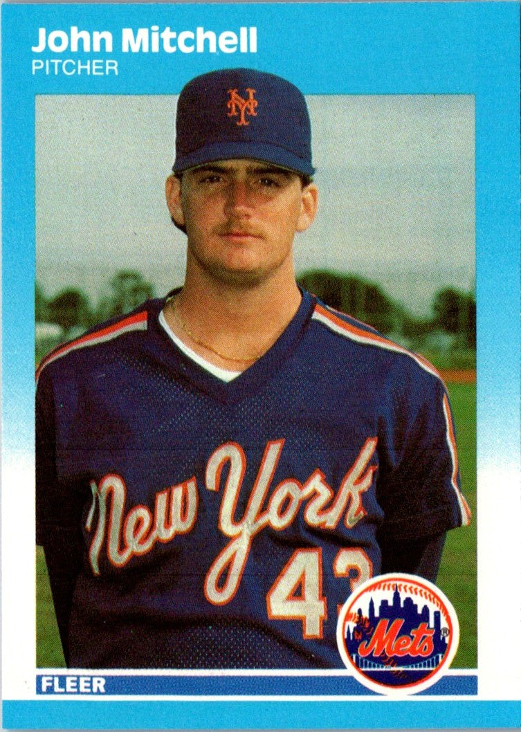 1987 Fleer Update John Mitchell