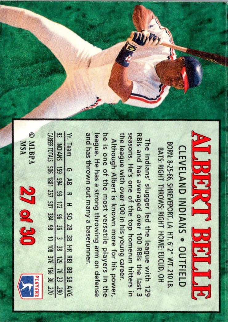 1994 Post Cereal Albert Belle