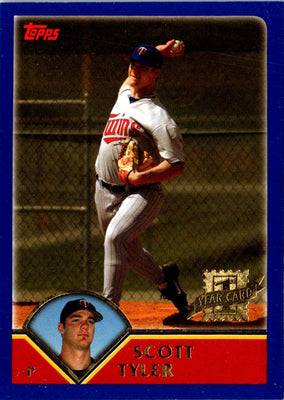 2003 Topps Scott Tyler #319 Rookie