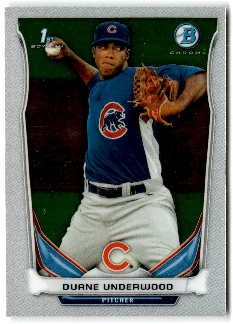 2014 Bowman Chrome Prospects Duane Underwood