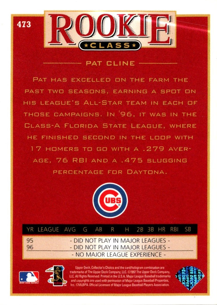 1997 Collector's Choice Pat Cline
