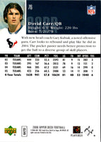 2006 Upper Deck David Carr #76