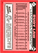 1986 Topps Traded Rudy Law