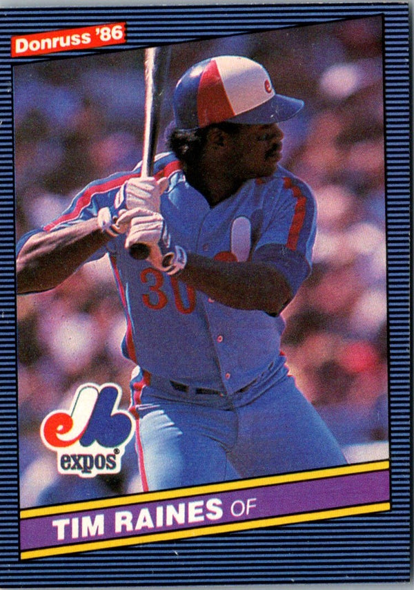1986 Donruss Tim Raines #177