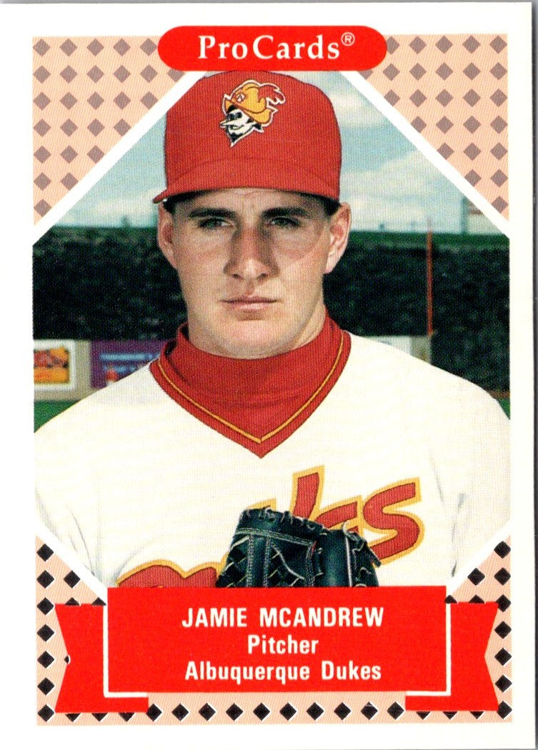 1991 ProCards Tomorrow's Heroes Jamie McAndrew
