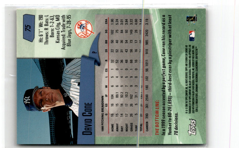 1997 Topps Stars David Cone