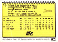 1991 ProCards Scott Middaugh #1454