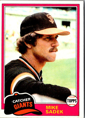 1981 Topps Mike Sadek #384