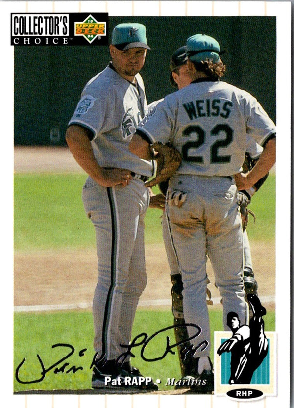1994 Collector's Choice Silver Pat Rapp #236