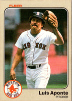 1983 Fleer Luis Aponte #178 Rookie