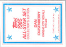 1985 Topps Glossy Send-Ins Dan Quisenberry