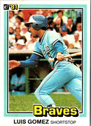 1981 Donruss Luis Gomez