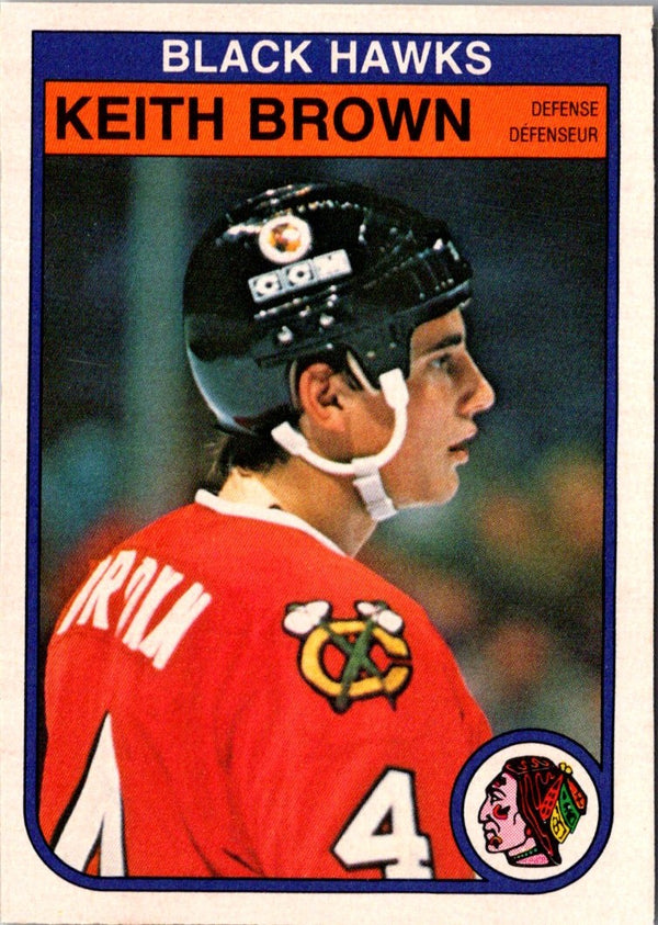 1982 O-Pee-Chee Keith Brown #62