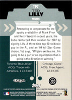 2007 Topps Trading Places Ted Lilly #TP7