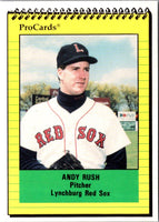 1991 ProCards Andy Rush #1197