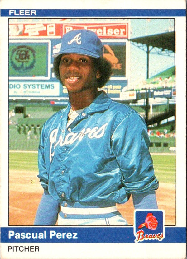 1984 Fleer Pascual Perez #188