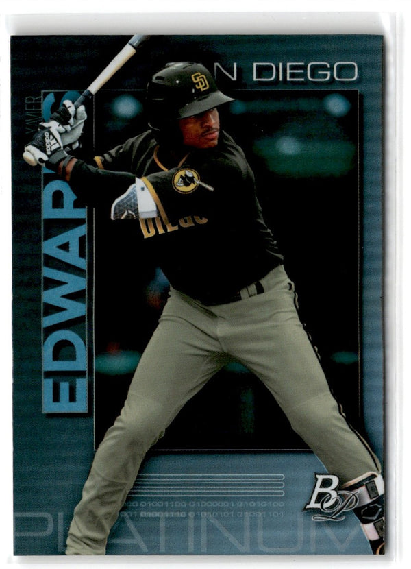 2020 Bowman Platinum Top Prospect Xavier Edwards #TOP-20