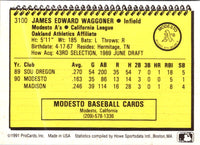 1991 ProCards Jim Waggoner #3100