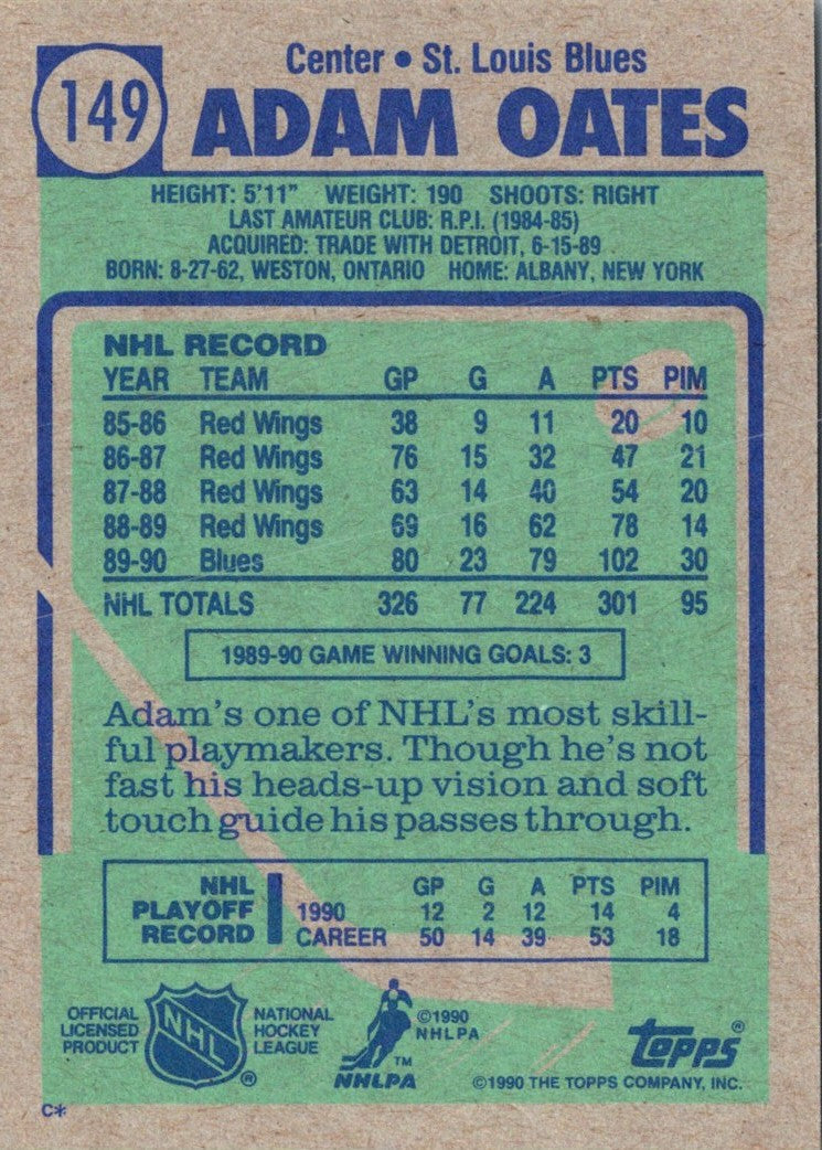 1990 Topps Adam Oates