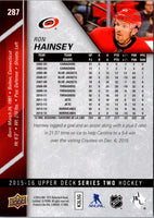 2016 Upper Deck Ron Hainsey #287