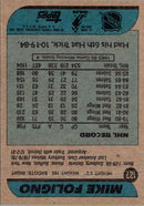 1986 Topps Mike Foligno