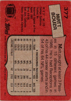 1987 Topps Matt Bouza #377