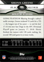 2011 Topps Platinum Shonn Greene #48