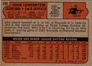 1972 Topps John Lowenstein