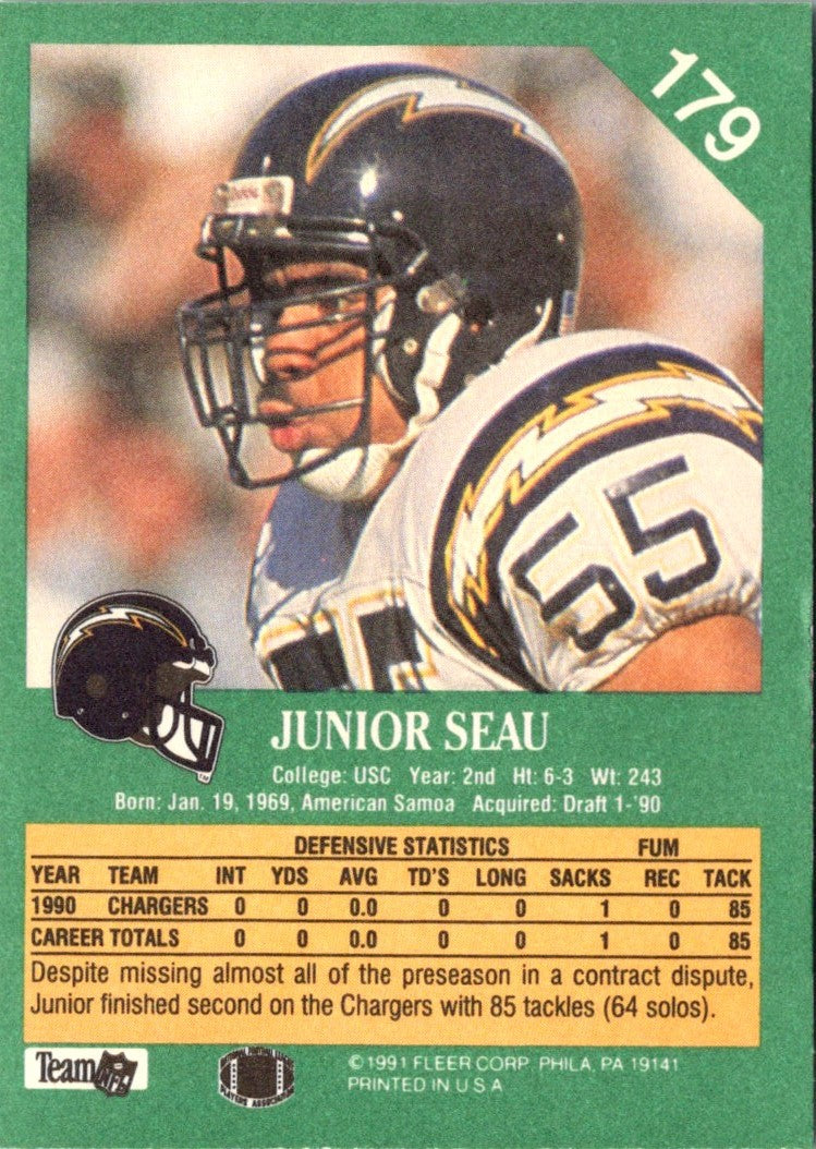 1991 Fleer Junior Seau