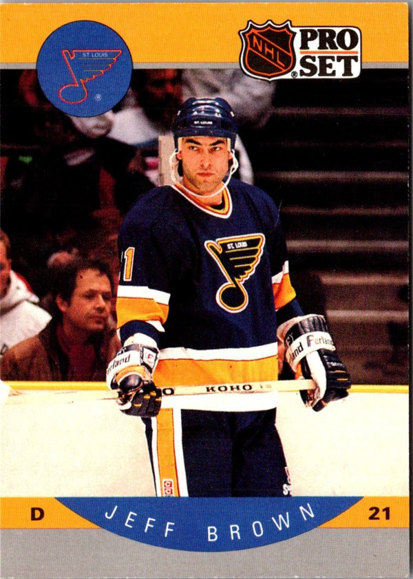 1990 Pro Set Jeff Brown #260