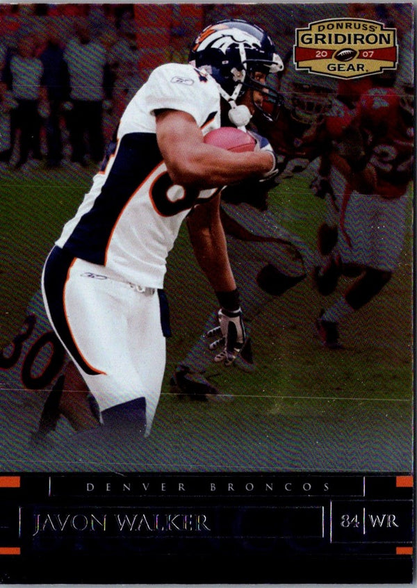 2007 Donruss Gridiron Gear Javon Walker #90