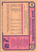 1982 O-Pee-Chee Jack Brownschidle